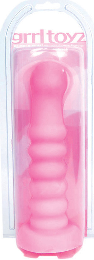 Bubblegum Vibrating Silicone Strap on Dong
