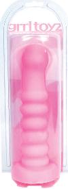Bubblegum Vibrating Silicone Strap on Dong