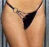 Chain Drawn Together Leather G String