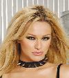 Leather Choker with Spikes Leather Choker with Spikes