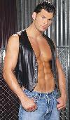Mens Leather Vest
