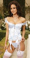Light Powder Blue Corset